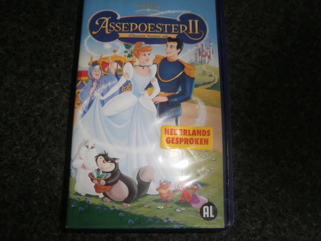 CINDERELLA 2! Mooie Disney Tekenfilm Op VIDEO!, Tekenfilm, Verzenden, Alle leeftijden, Kinderprogramma's en -films