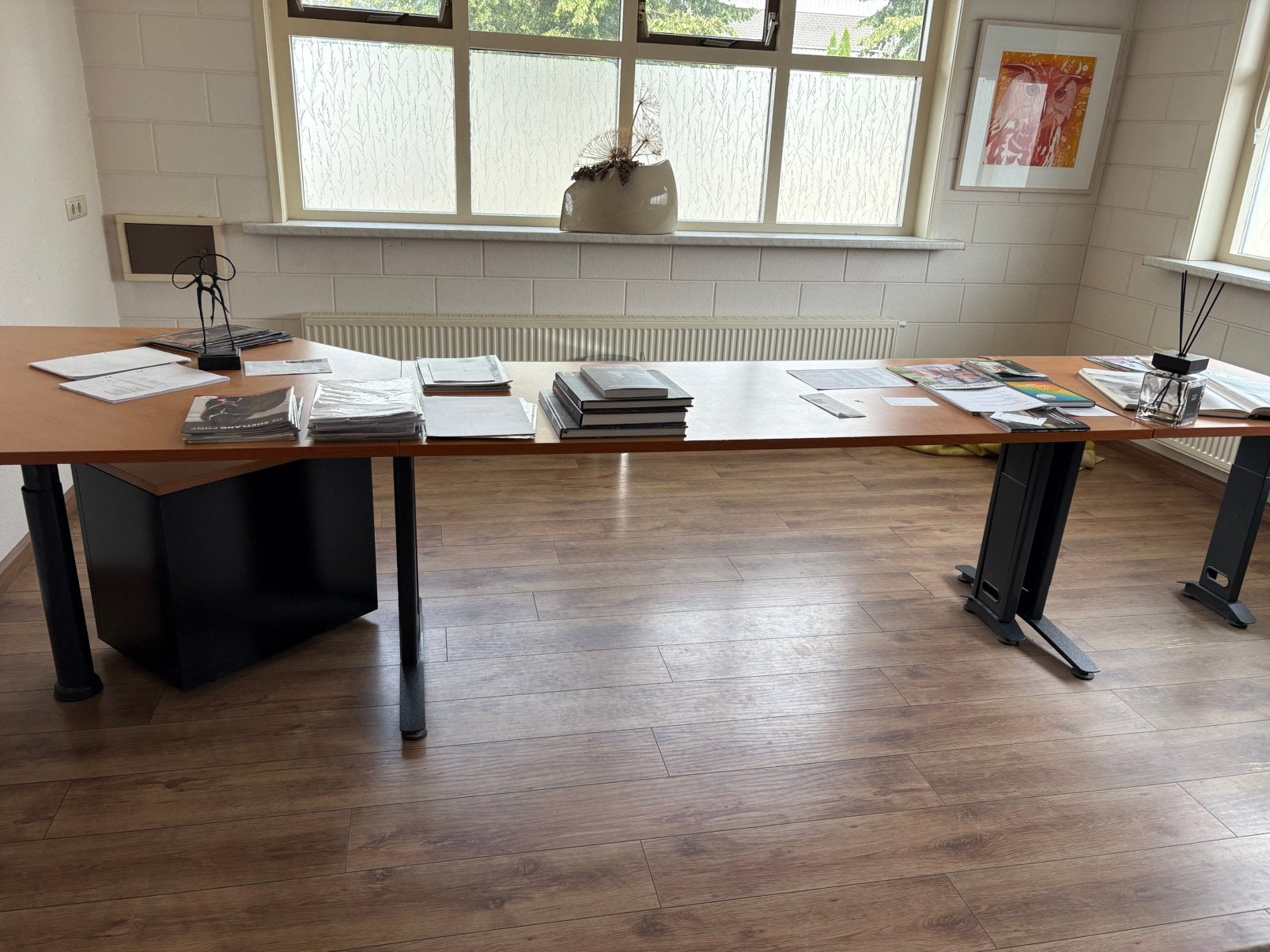 Groot Bureau in drie delen., Huis en Inrichting, Bureaus, Ophalen of Verzenden