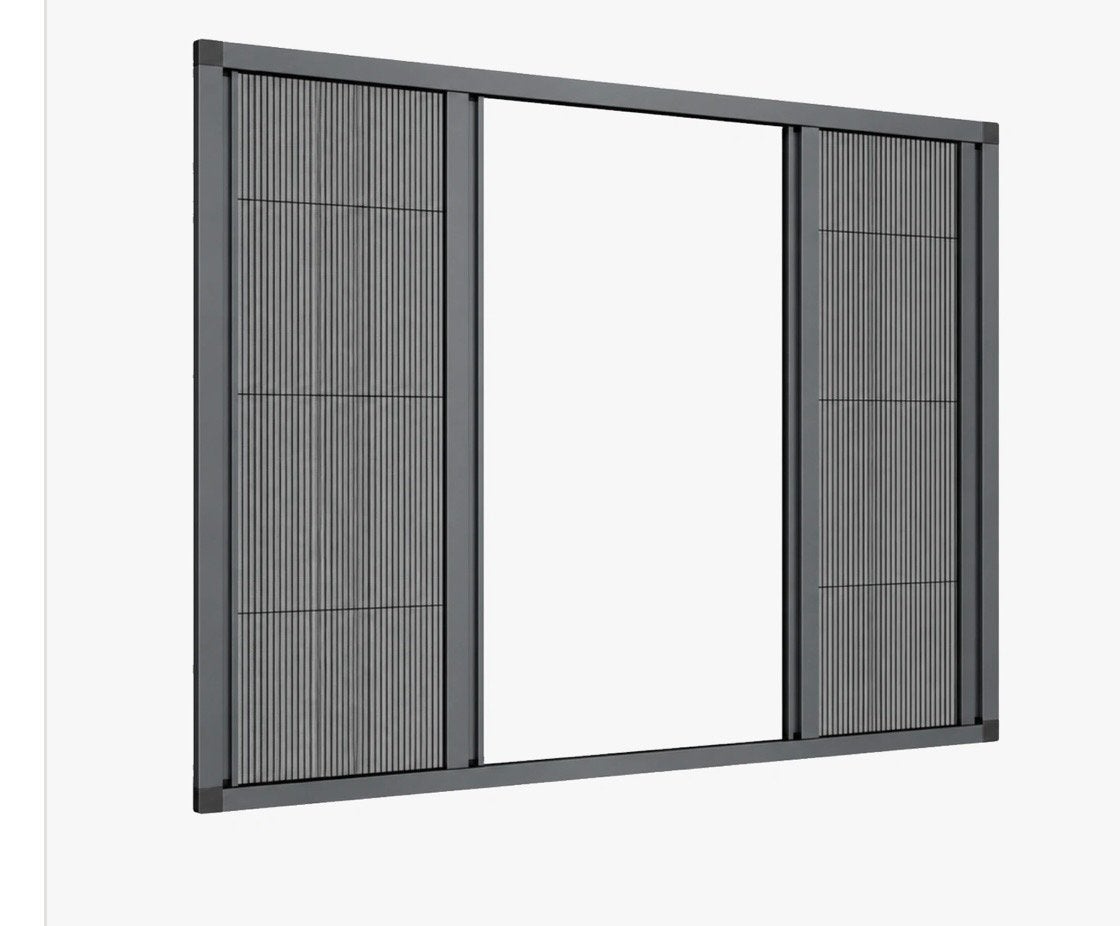 Nieuw geplooid schuifhordeur voor schuifpui/veranda, Hordeur, Nieuw, Ophalen of Verzenden, Schuifdeur