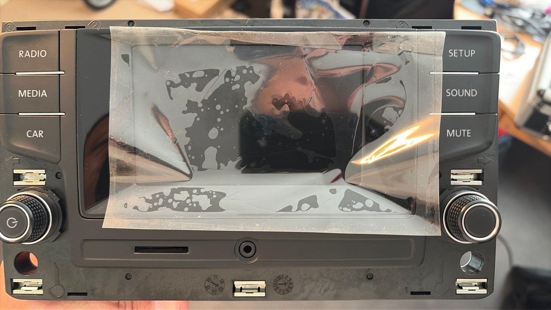 Originele MIB1 radio VW Golf 7 2012, Ophalen, Gebruikt