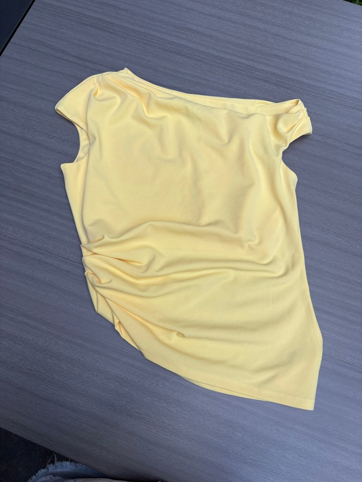 Gele top New Look maat 40, Maat 38/40 (M), Geel, Ophalen of Verzenden, Zo goed als nieuw