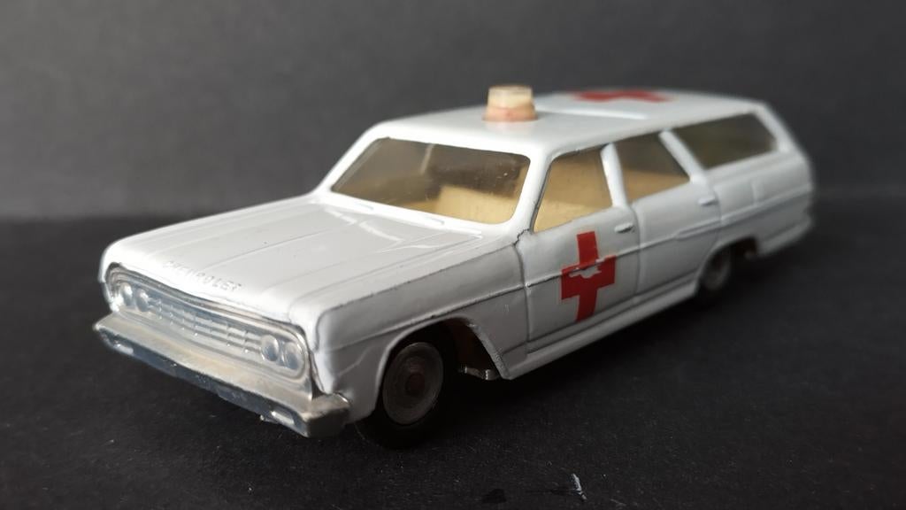 Chevrolet Chevelle Ambulance 1:43 Cragstan Detroit Sr..Pol, Overige merken, Auto, Verzenden, .