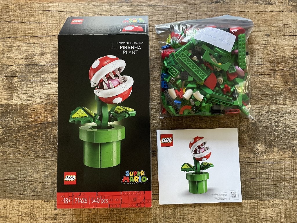 Lego Super Mario 71426: Piranha Plant GEOPEND, Inclusief instructies, Overige thema's, Lego, Ophalen of Verzenden