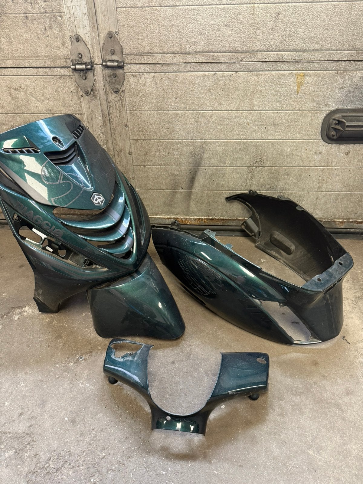Piaggio Zip SP kappenset jaguar green + Stickerset, Ophalen, Pepe, Info@pepeparts.nl, NL
