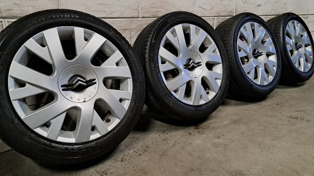 Lichtmetalen velgen Citroen C4 Cactus C3 Berlingo 205/50/17, Gebruikt, Banden en Velgen, 17 inch, Personenwagen