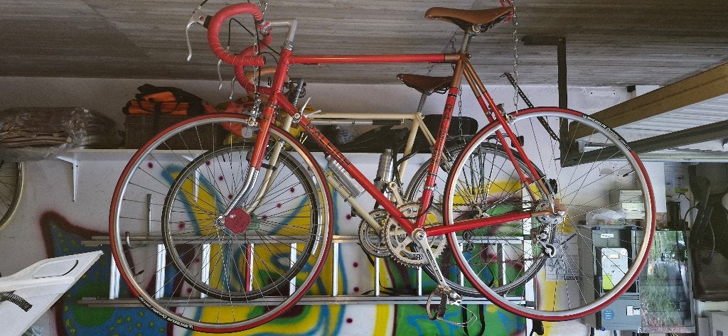 Raleigh vintage racefiets, Gebruikt, Velgrem, 57 tot 61 cm, Ophalen