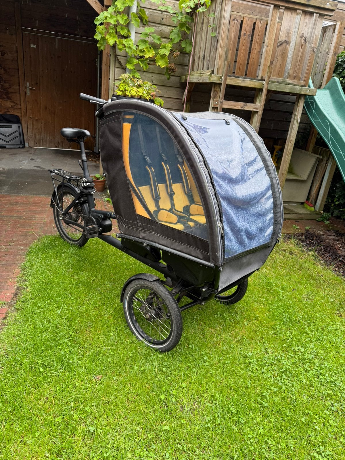 Chike Bakfiets, Gebruikt, Elektrisch, 2 kinderen, Ophalen
