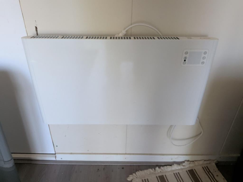 Eurom elektrische wandkachel, zgan, Overige soorten, Elektrisch, Ophalen of Verzenden, Zo goed als nieuw