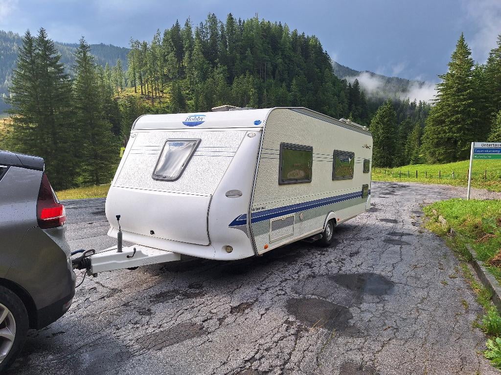 Hobby de luxe easy 7 persoons caravan, Kachel, Rondzit, Particulier, Meer dan 6