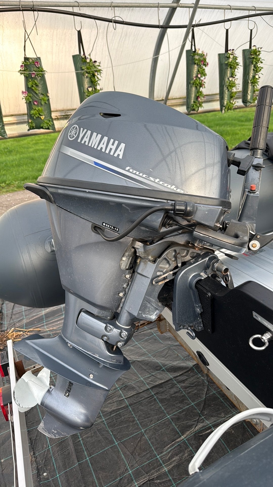 20 pk kortstaart Yamaha, Ophalen, 10 tot 30 pk, Gebruikt, Viertaktmotor