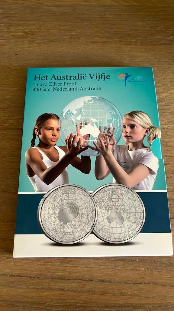 Het Australie Vijfje 5 euro zilver proof, Ophalen of Verzenden, Koningin Beatrix, Euro's, Zilver