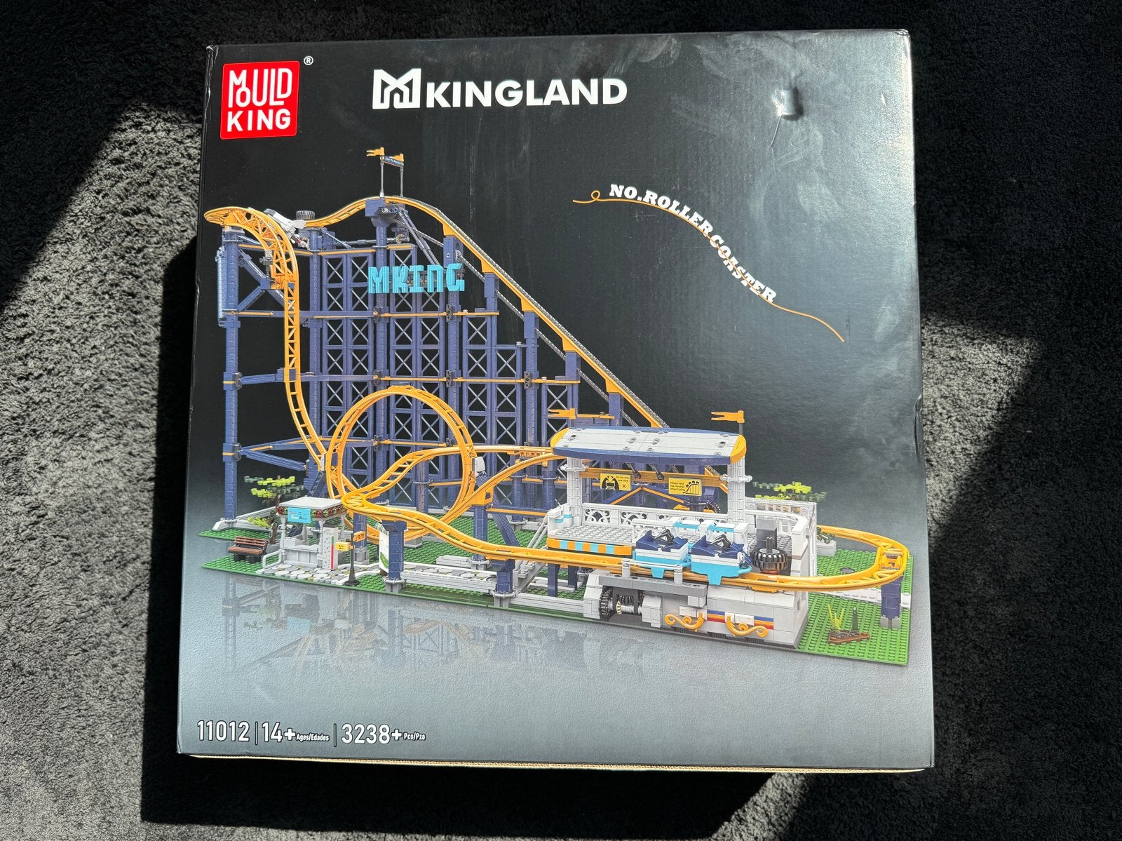 Kermis Mould King Roller Coaster 11012 (3238+ stuks), Ophalen of Verzenden, Nieuw, Overige merken