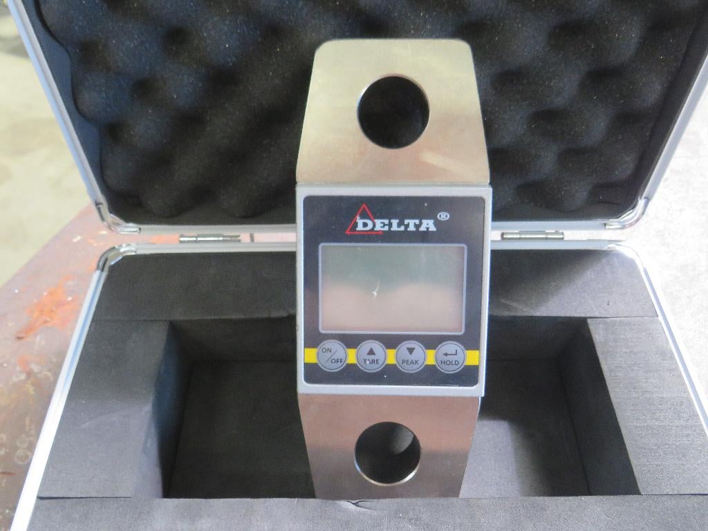 delta Lastmeter / kraanweegschaal / loadcell 5 ton, Doe-het-zelf en Verbouw, Meetapparatuur, Gebruikt, Delta, Delta.com, Zandhaarweg