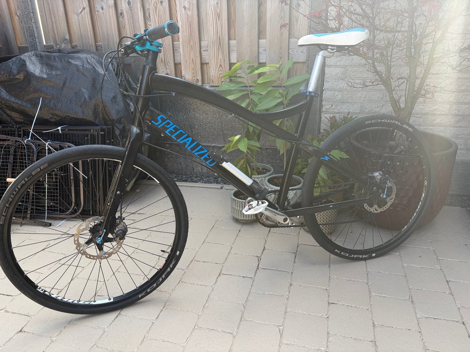 Specialized  Centrum met schijfremmen en 9 versnellingen, Fietsen en Brommers, Gebruikt, Versnellingen, Schijfrem, 53 tot 57 cm