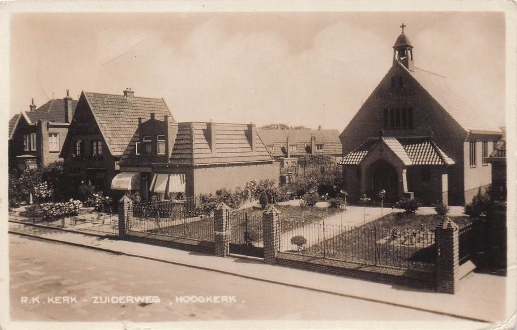 702-377-003 R.K.Kerk Zuiderweg Hoogkerk, Verzenden, Voor 1920, Groningen