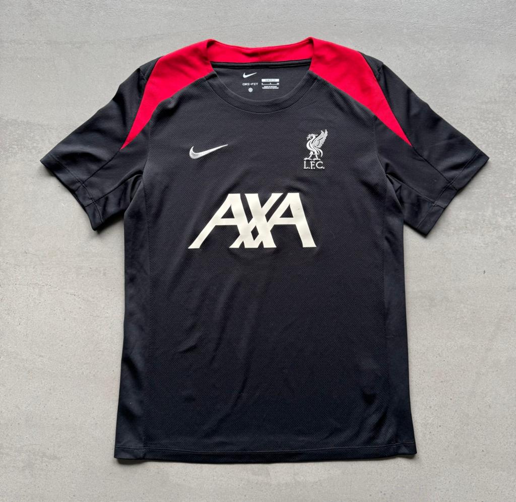Liverpool FC trainingsshirt 2024/2025 zwart/rood maat S, Zwart, Ophalen of Verzenden, Voetbal, Gedragen