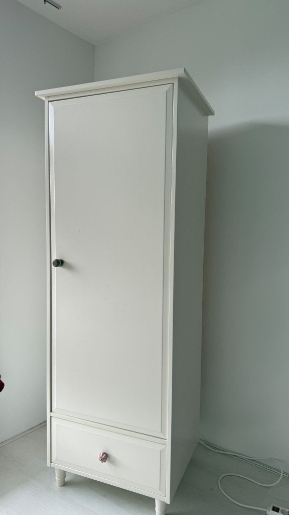 Mooie witte IKEA Hemnes kinder-/kledingkast - gedemonteerd, Ophalen, Gebruikt, Overige typen