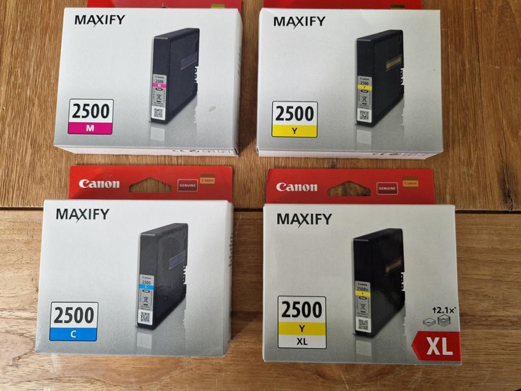 Maxify 2500 4 stuks, Computers en Software, Printerbenodigdheden, Ophalen, Nieuw, Overige typen