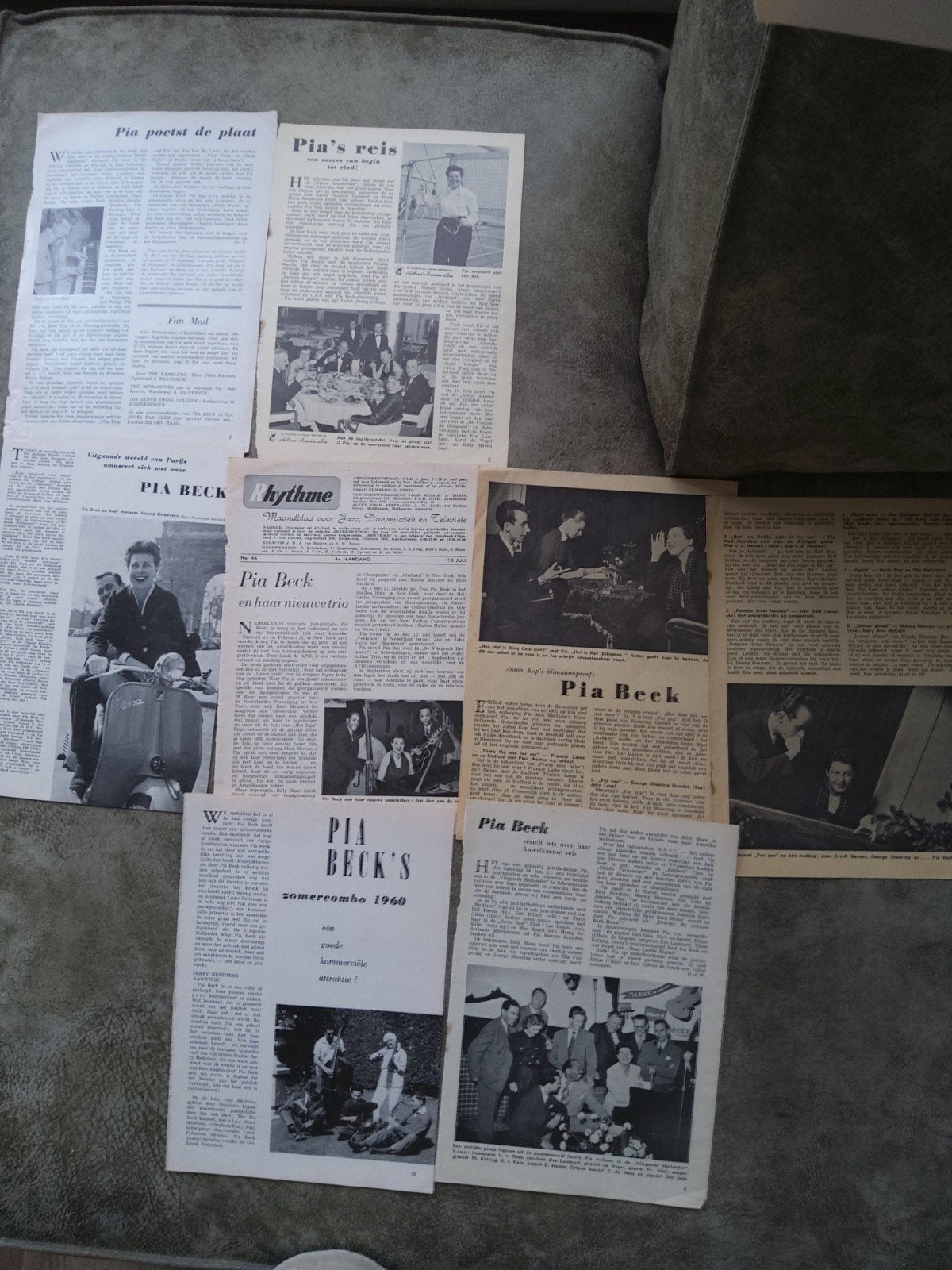 Pia Beck:  Jazz  set muziek artikels, Ophalen of Verzenden, 1960 tot 1980, Gebruikt, Overige onderwerpen