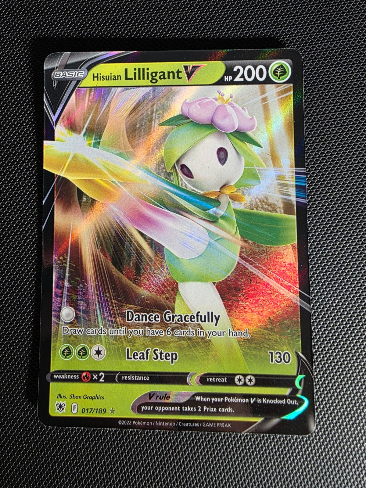 hisuian lilligant V #017 astral radiance, Ophalen of Verzenden, Nieuw, Losse kaart