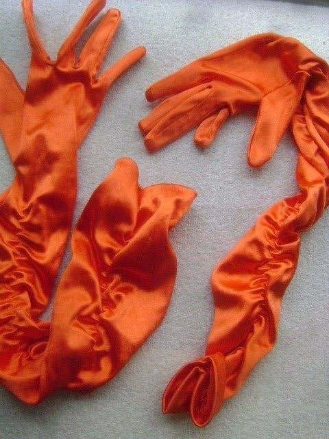 lange oranje handschoenen Nieuw), Ophalen of Verzenden, Nieuw, Oranje of Koningsdag