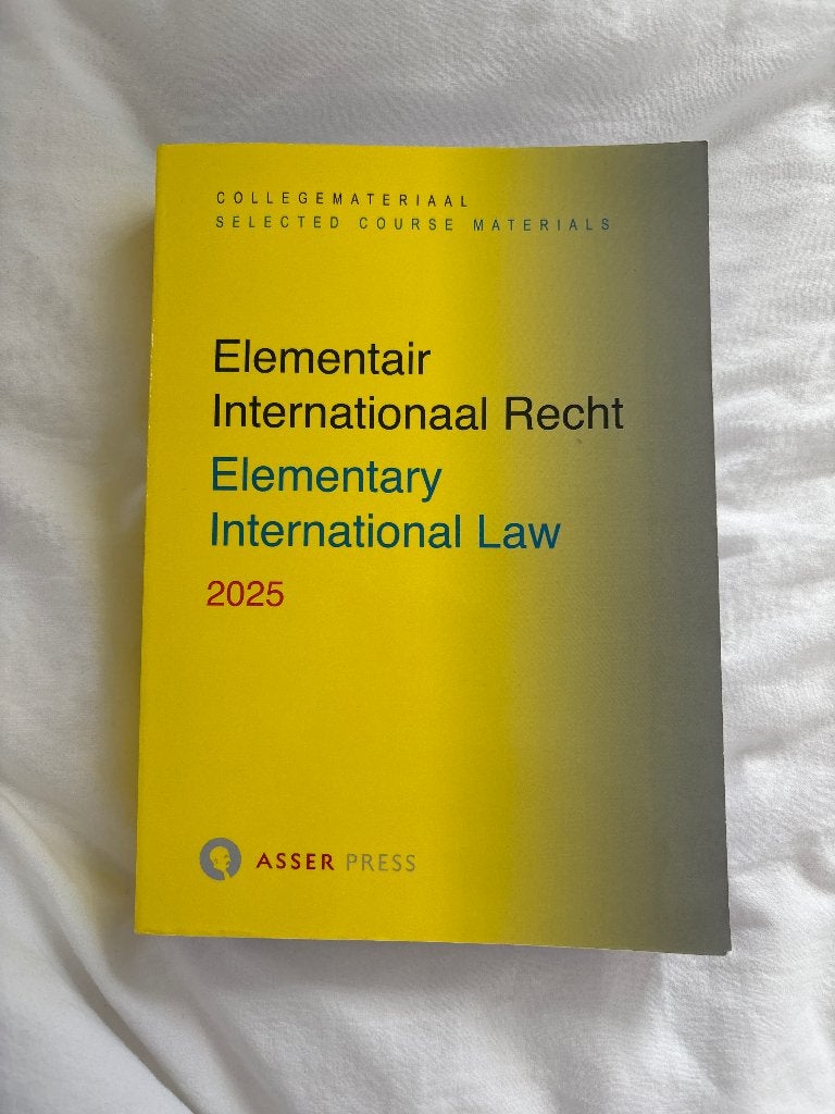 Elementary International Law, Boeken, Gelezen, Asser press, Ophalen of Verzenden, WO