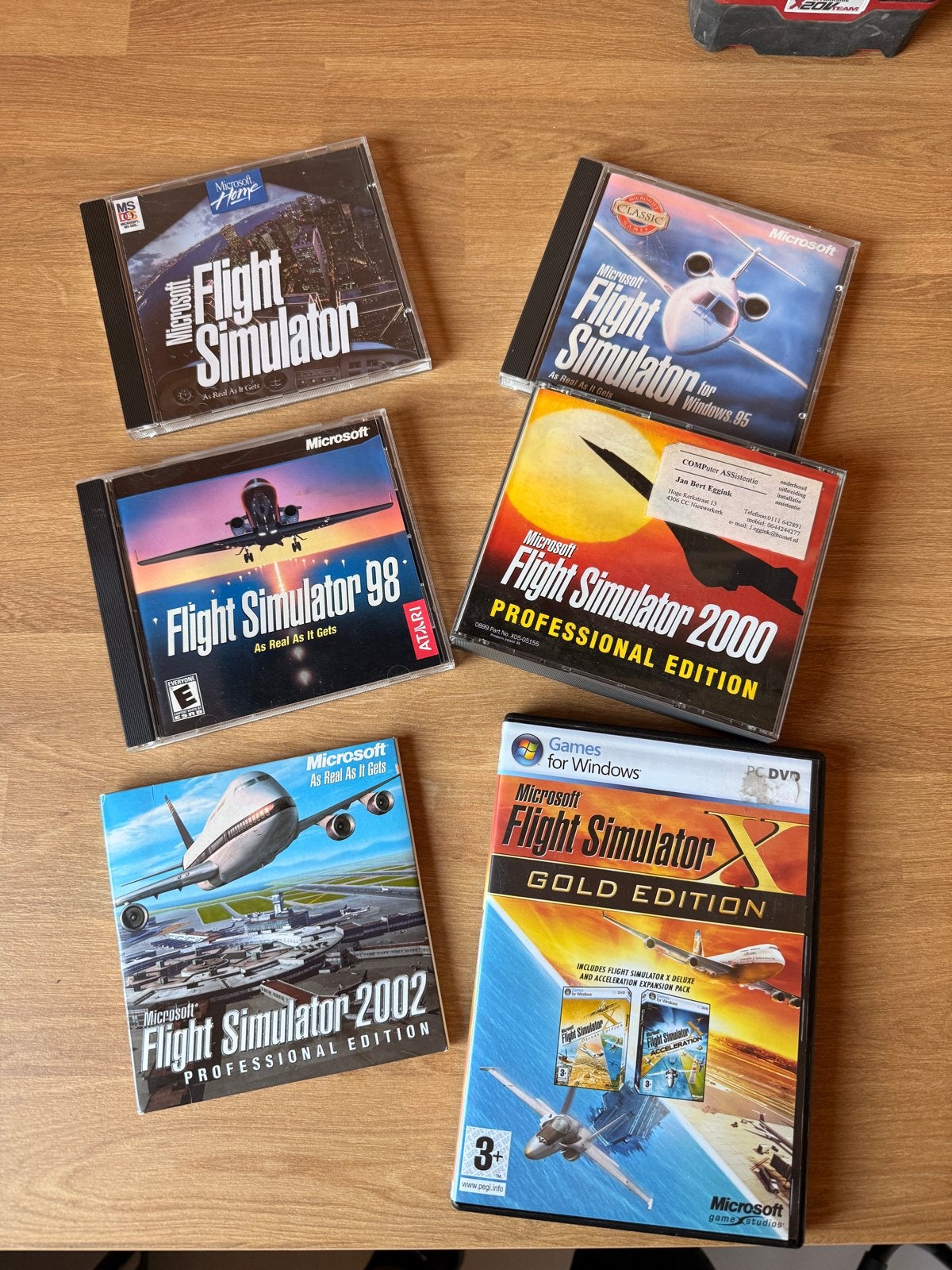 Microsoft Flight Simulator Collectie (6 games), Gebruikt, 1 speler, Ophalen of Verzenden, Vanaf 3 jaar