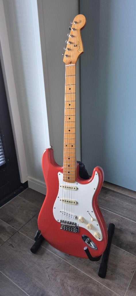 Mooie Mexicaanse Fender stratocaster, Ophalen, Zo goed als nieuw, Solid body, Fender