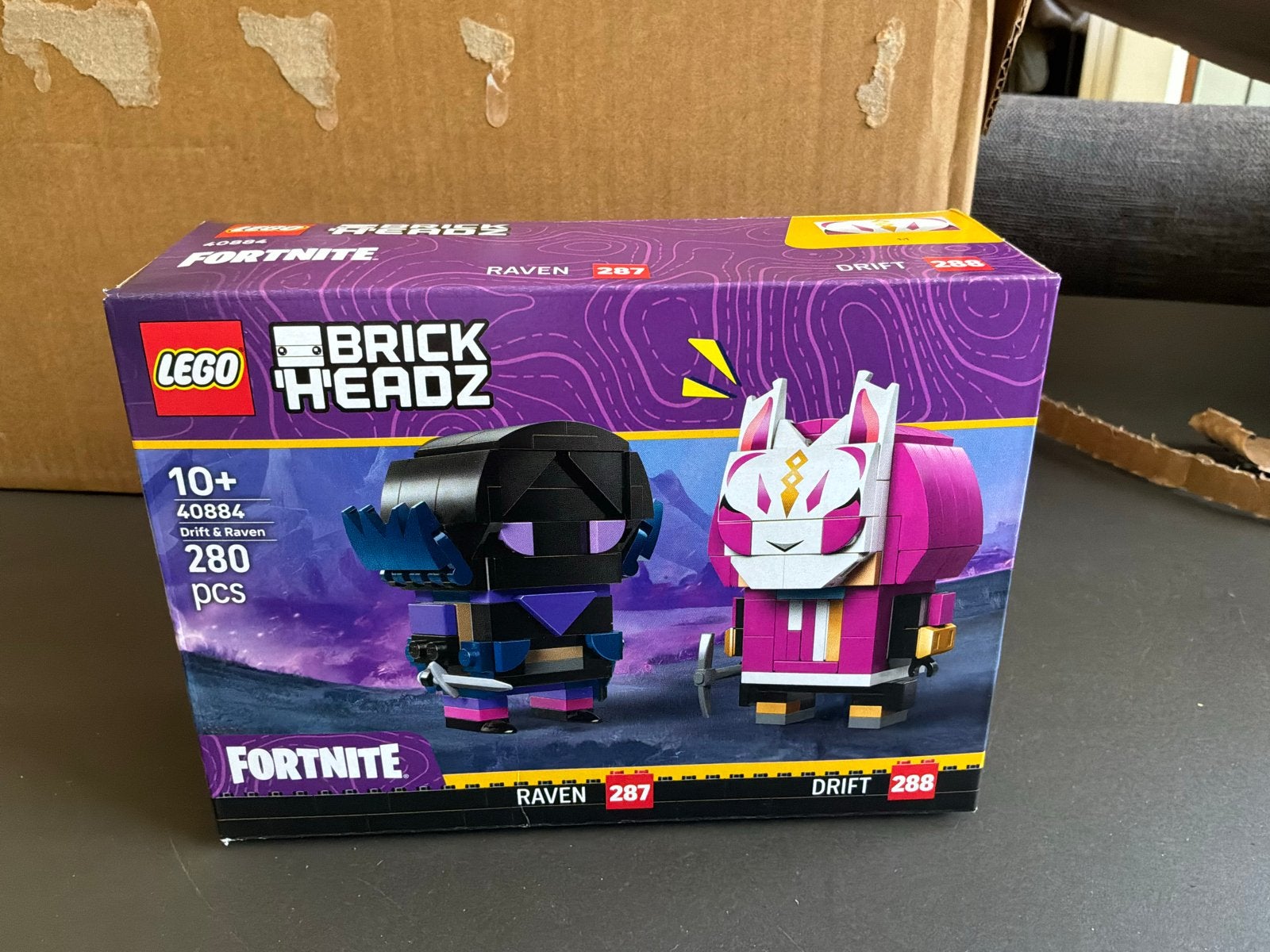 Lego BrickHeadz 40884 Fortnite Drift & Raven - Nieuw, Ophalen of Verzenden, Nieuw, Lego