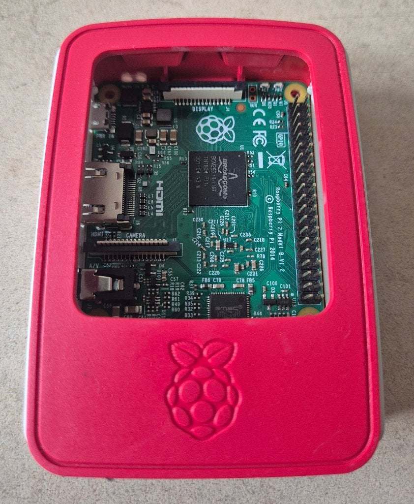 Raspberry Pi 2 Model B v1.2 met originele behuizing (m2455081356 ...