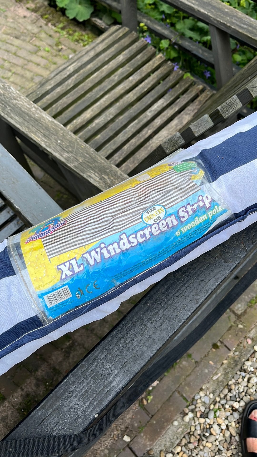 Windscherm, Ophalen, Zo goed als nieuw