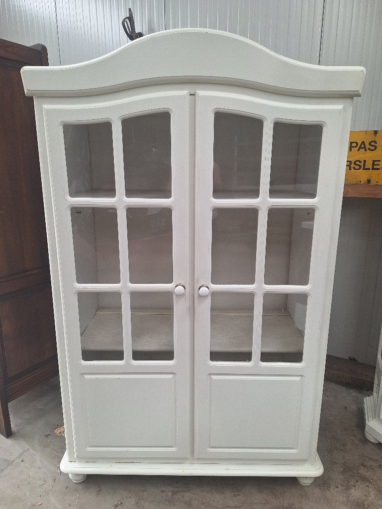 Buffetkast met 2 deuren, Ophalen, 100 tot 150 cm, 150 tot 200 cm, Glas