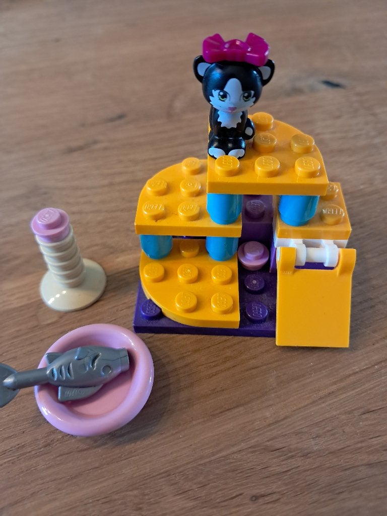 Lego Friends de speelplaats van kat, Lego, Ophalen of Verzenden, Zo goed als nieuw, Complete set