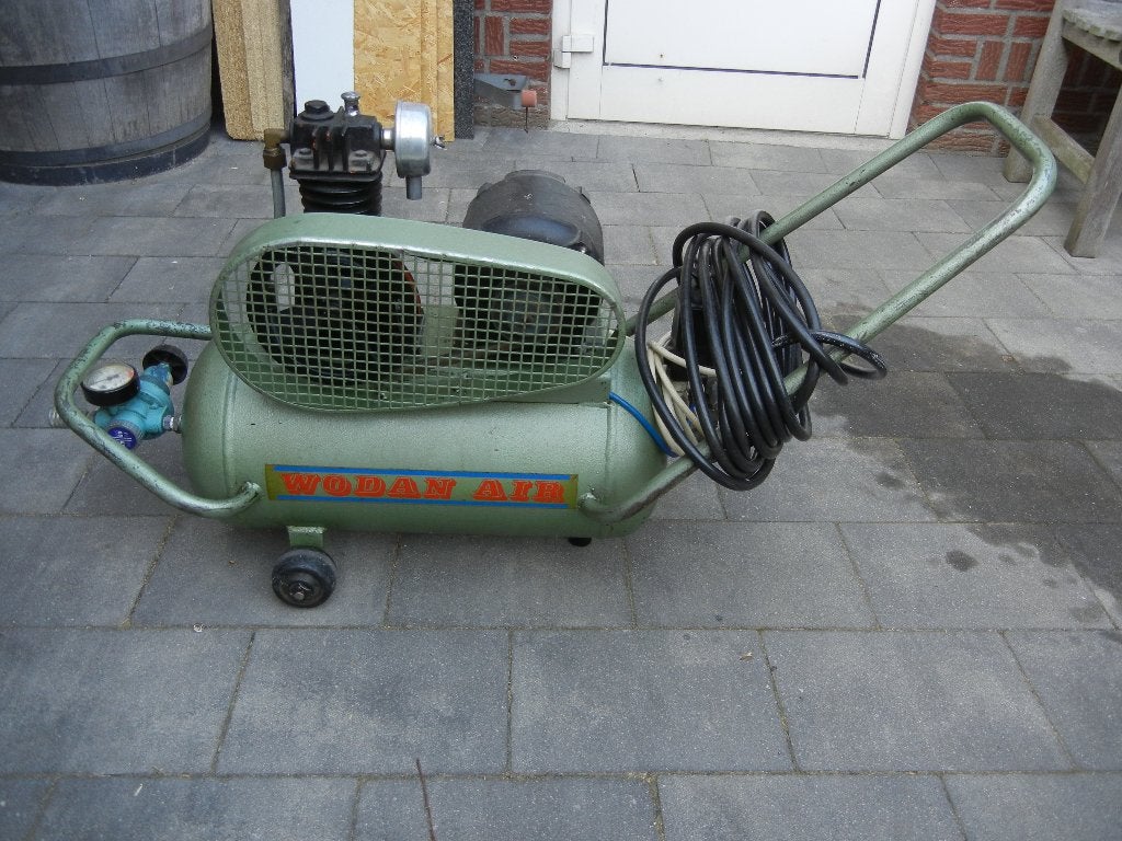Wodan Air compressor, Doe-het-zelf en Verbouw, Compressors, Ophalen, Gebruikt, 6 tot 10 bar, Minder dan 200 liter/min