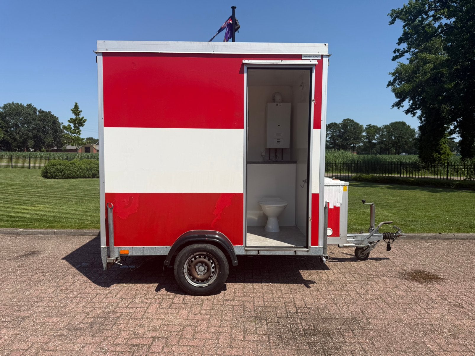 Mobiele badkamer - Geiser - Goed werkend!, Ophalen of Verzenden, Overige