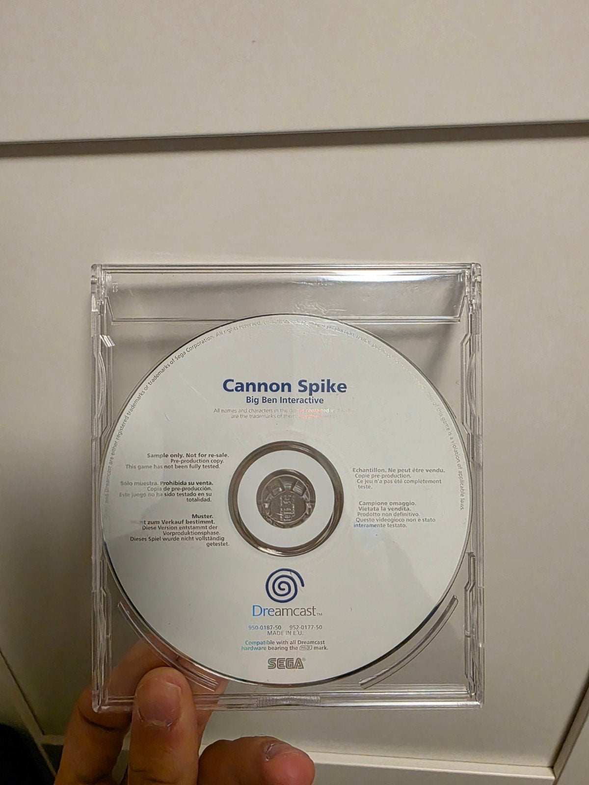 Cannon Spike Dreamcast Sample - Zeldzaam prototype, Shooter, Ophalen of Verzenden, Zo goed als nieuw, Saturn of Dreamcast