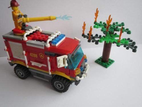 4208 Brandweerauto en boom in de brand, Ophalen of Verzenden, Zo goed als nieuw, Complete set, Lego