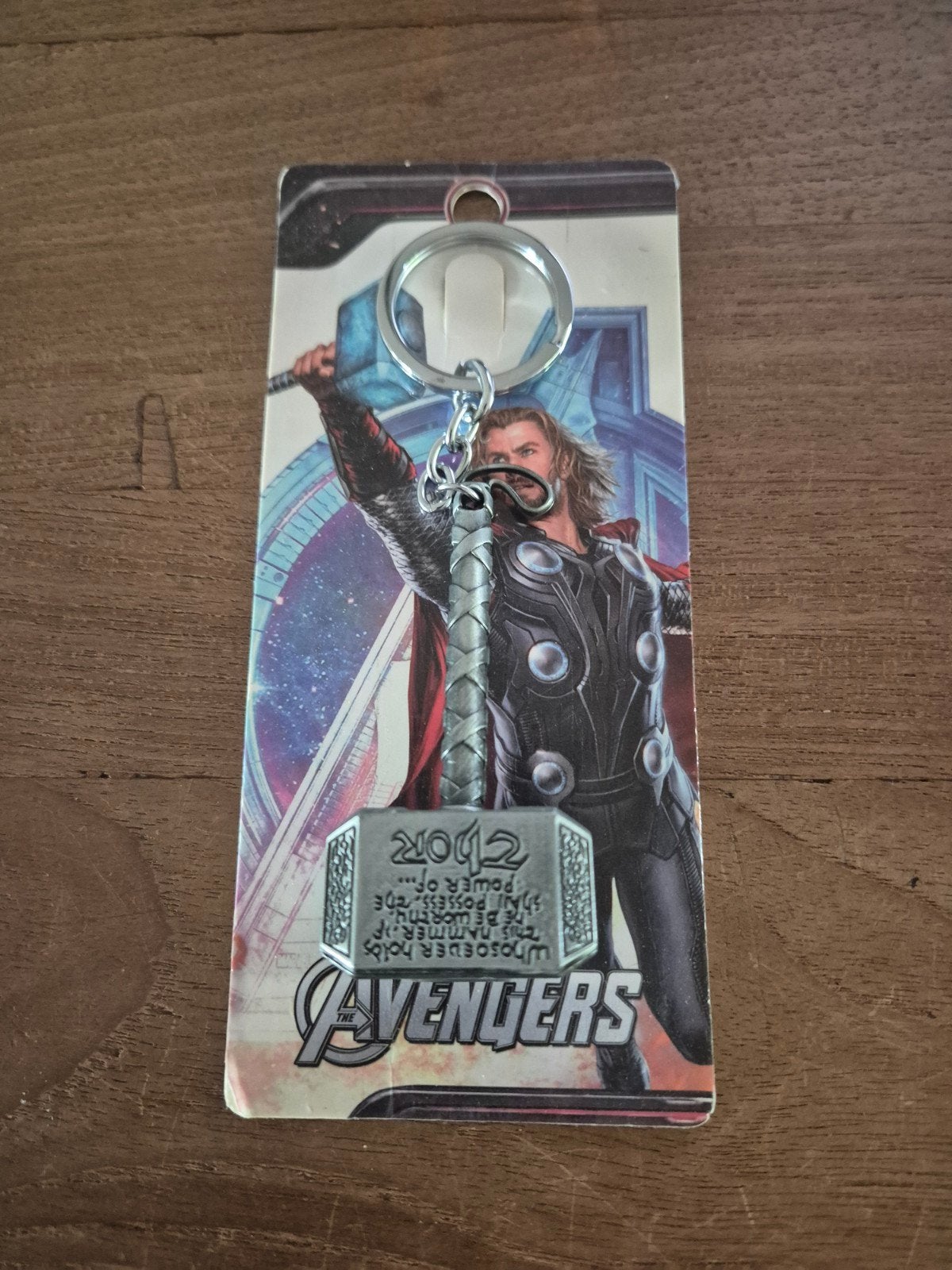 Avengers Thor Mjolnir Sleutelhanger, Ophalen of Verzenden, Nieuw, Merk