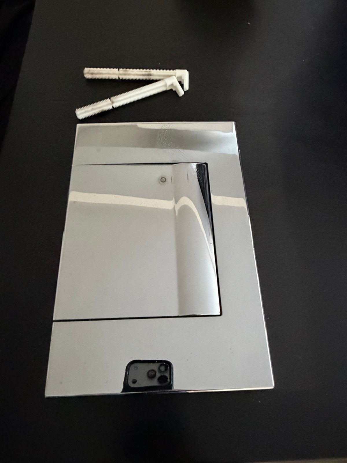 Geberit Sigma20 bedieningsplaat voor toilet chroom, Ophalen of Verzenden, Zo goed als nieuw, Chroom, Toilet