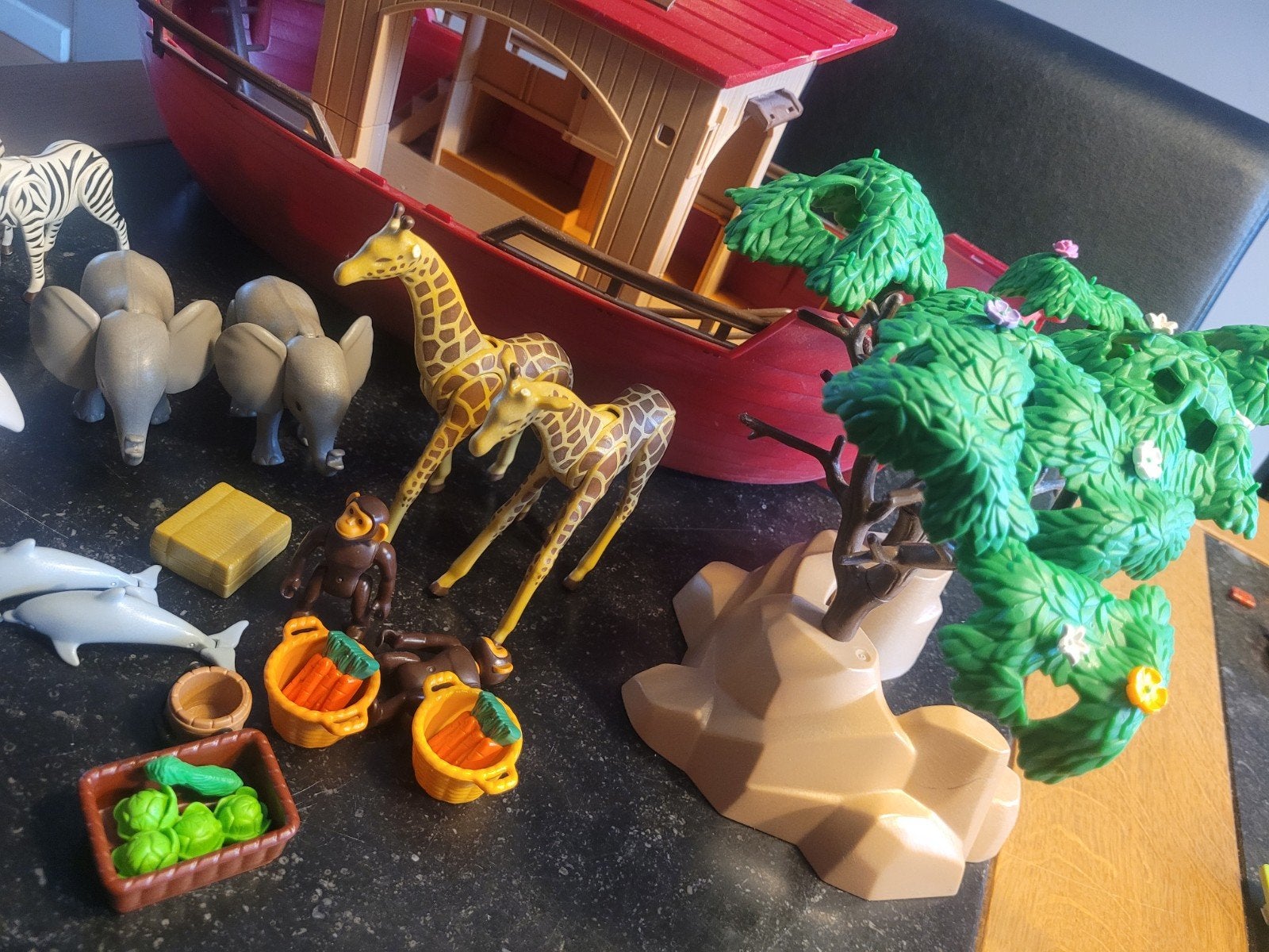 Playmobil Ark van Noach met veel dieren en accessoires, Ophalen of Verzenden