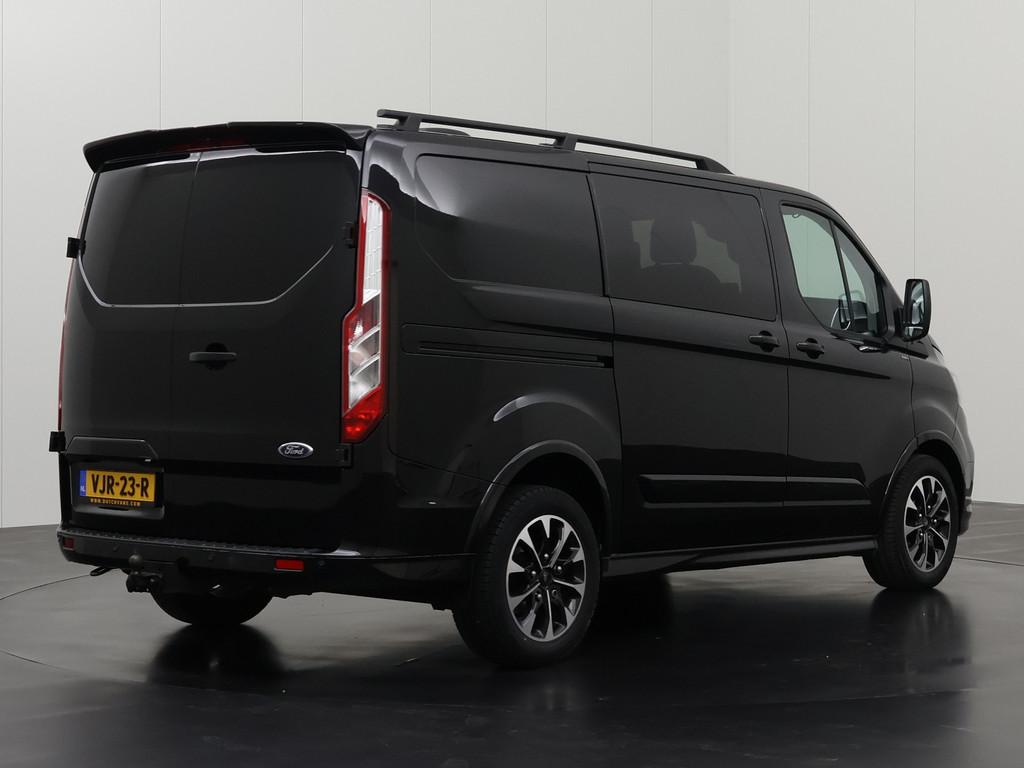 Ford Transit Custom 2.0TDCI 185PK Automaat Dubbele Cabine Sp, 15 km/l, 4 cilinders, Zwart, Diesel