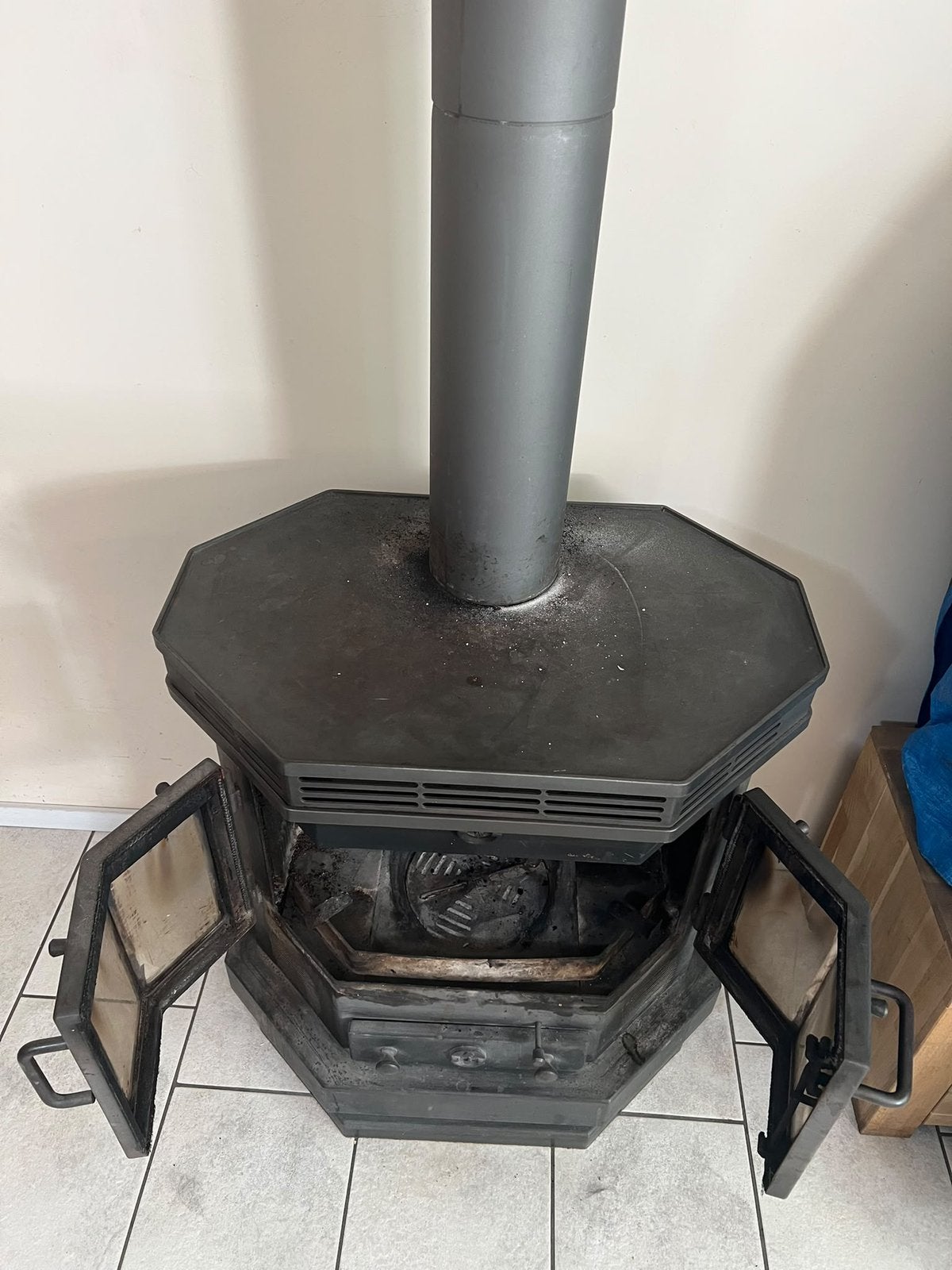 Gebruikte houtkachel, Ophalen, Zo goed als nieuw, Hout, Houtkachel