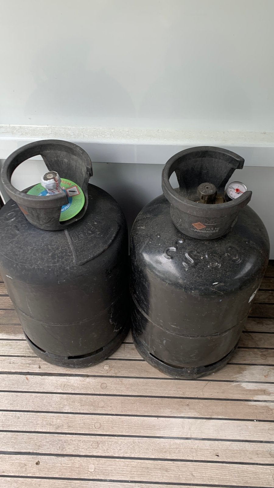 Gasflessen propaan, Ophalen of Verzenden, Zo goed als nieuw, Motor en Techniek, Zeilboot of Motorboot