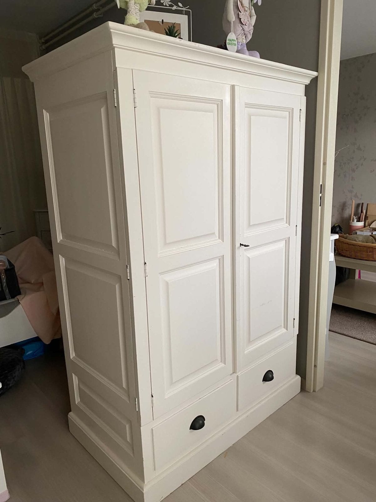 Houten kast - opknapper, Huis en Inrichting, Ophalen, Gebruikt, 100 tot 150 cm, Met lade(s)