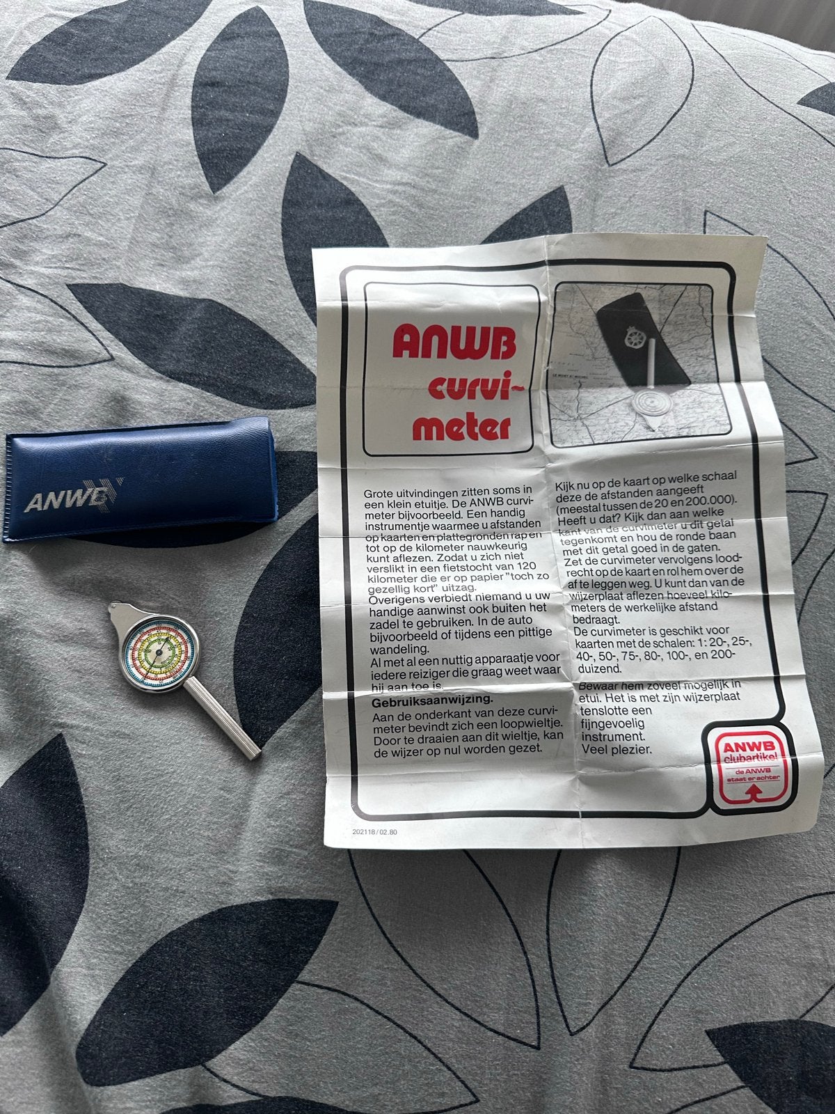 ANWB Curvimeter met etui en gebruiksaanwijzing, Overige gebieden, Verzenden, Overige typen, Zo goed als nieuw