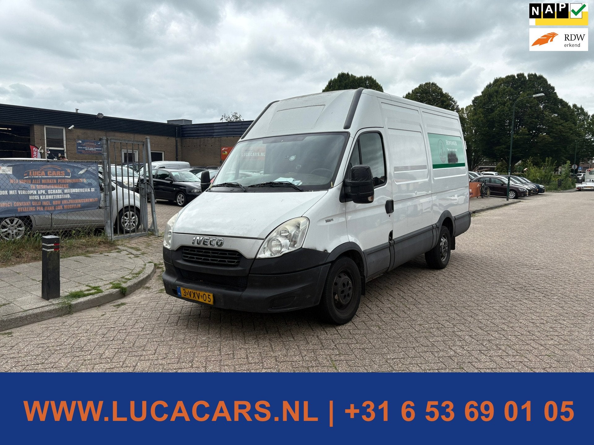 Iveco Daily 35S11V 330 H3 Motor start niet!, Auto's, Bestelauto's, Euro 5, Achterwielaandrijving, Gebruikt, Iveco