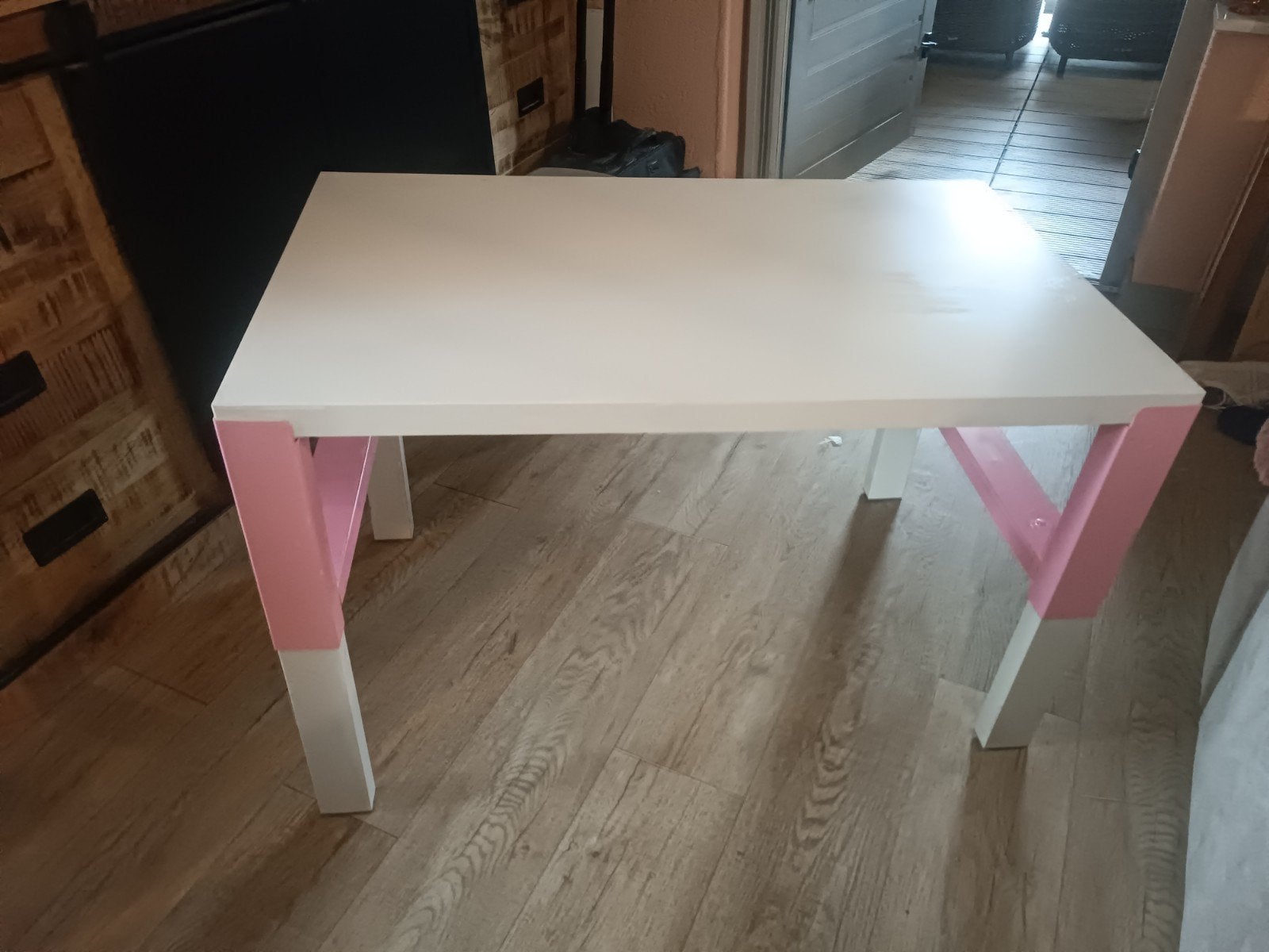 verstelbare Ikea bureau, Ophalen