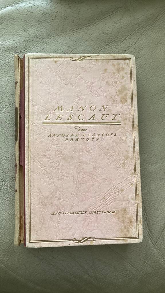 Manon lescaut / Antoine Francois prevost 1941, Ophalen of Verzenden, Gelezen