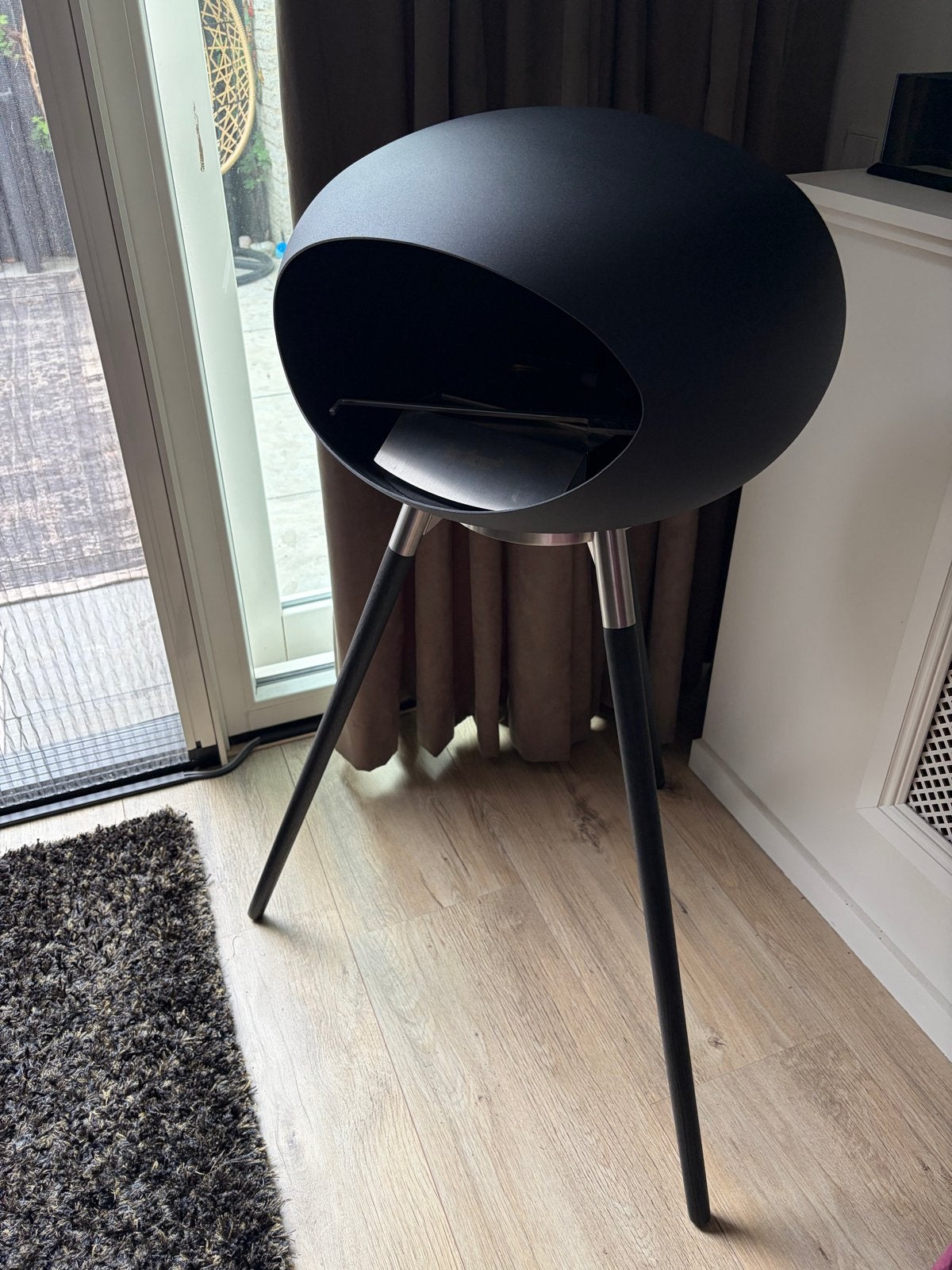 Le Feu Bio-ethanol Haard - Zwart, Modern Design, Ophalen, Zwart, Zo goed als nieuw, Metaal