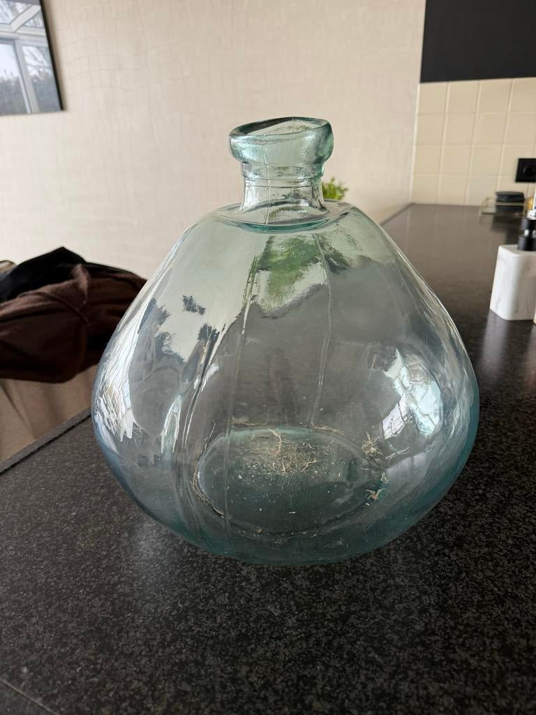 Grote glazen vaas - decoratief, Ophalen